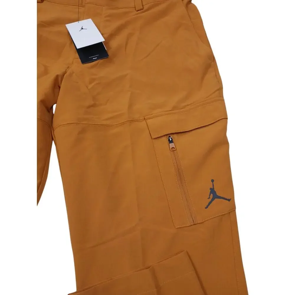 Nike Jordan Golf Trouser Mens Sz 38x32 Slim Fit Desert Ochre/Black DZ0542-754
